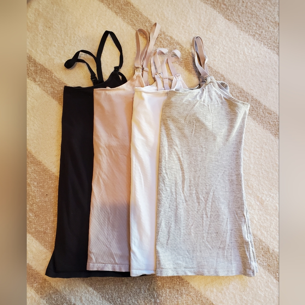 H&M organic cotton nursing tank tops size medium